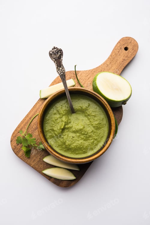 Preview: Raw Mango Chutney also known as Green Aam or Kairi chutney