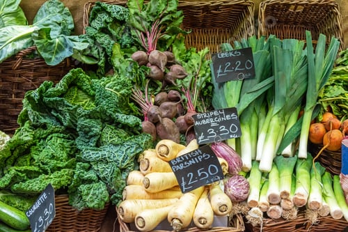 Preview: British parsnips, leek, savoy cabbage and other vegetables