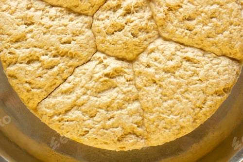 Preview: traditional turkish tahini halva in plate