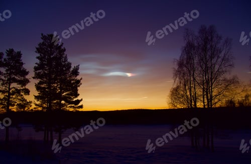 Preview: Very rare Nacreous Clouds "Polar stratospheric clouds"