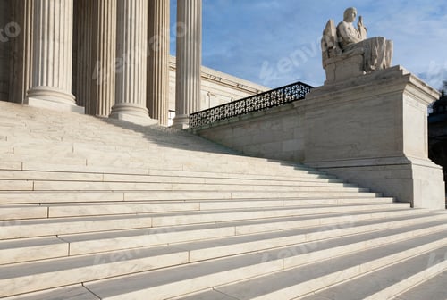 Preview: Steps and Statue of the Supreme Court Building
