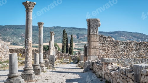 Preview: Ancient remains in Volubilis, Morocco