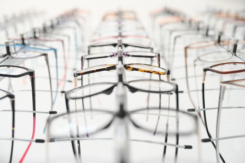 Preview: eye glasses on the shelf.