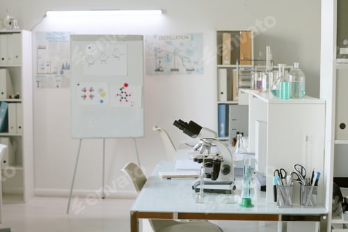 Preview: Modern Scientific Laboratory With Advanced Equipment