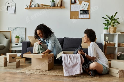 Preview: LGBT Couple Creatively Upcycling Their Clothes in a Cozy Living Room