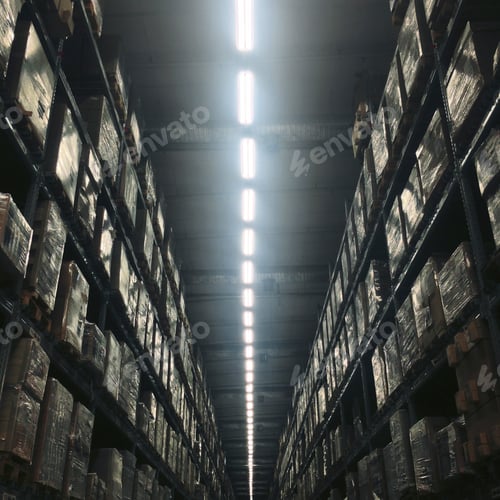 Preview: Warehouse Building Indoor Light Bulb Concept