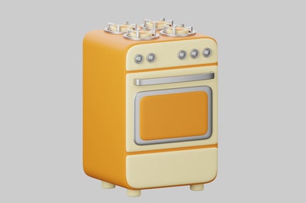 Preview: Stylized oven.
