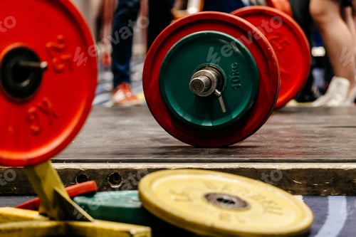 Preview: barbell with plates