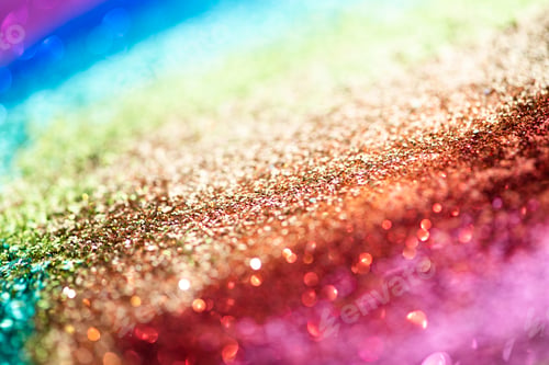 Preview: Colorful rainbow glitter background texture