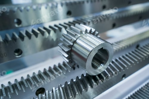 Preview: Industrial Metal Gears In A Close-Up