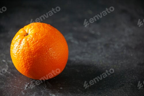 Preview: front view fresh juicy orange on dark background citrus tangerine fruit juice color photos