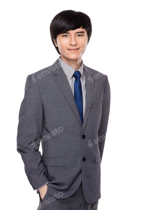 Preview: Serious asian businessman