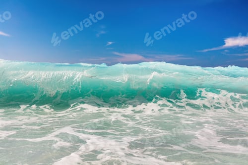 Preview: Waves crashing Ionian sea in Greece.