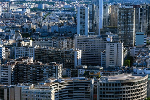 Preview: Scenic panorama of Paris from Eiffel's tower