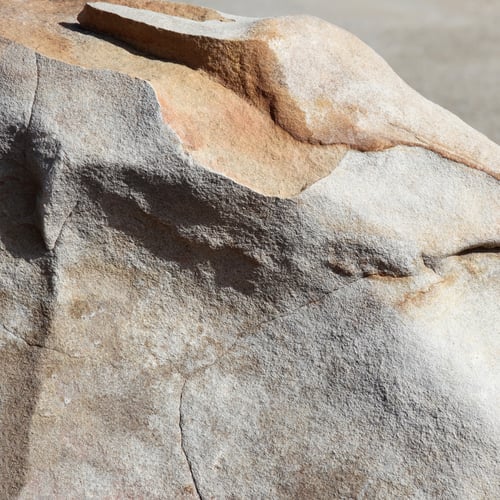 Preview: Detail And Texture Of A Large Rock - Close Up Photograph Showing Details And Textures Of A Large