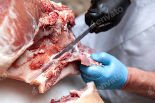 Preview: Knife and piece of meat