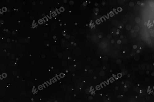 Preview: Silver bokeh defocus dark abstract background