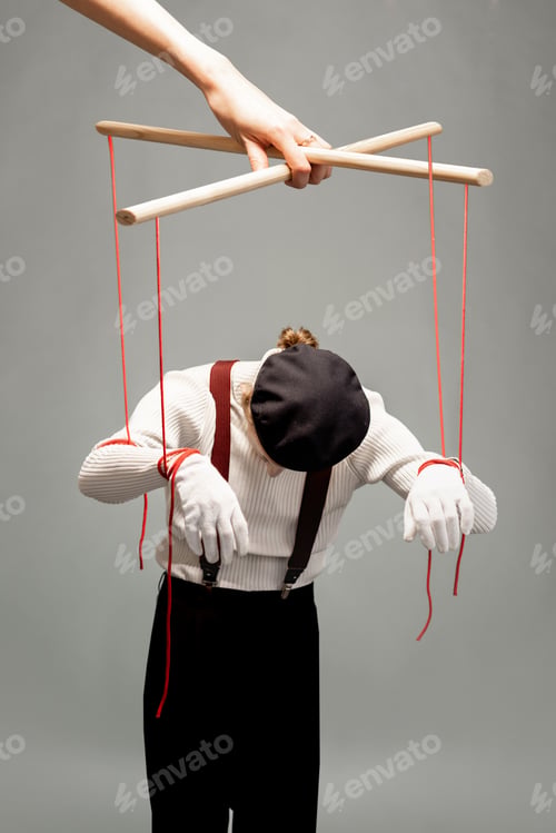 Preview: Marionette contolled by a hand