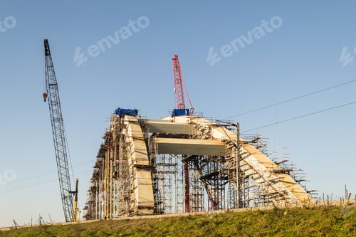 Preview: Novi Sad, Serbia. March 19, 2015. Zezelj Bridge on the Danube in Novi Sad.