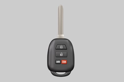 Preview: Modern Car Key Fob with Remote