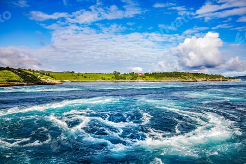 Preview: Whirlpools of the maelstrom of Saltstraumen, Nordland, Norway