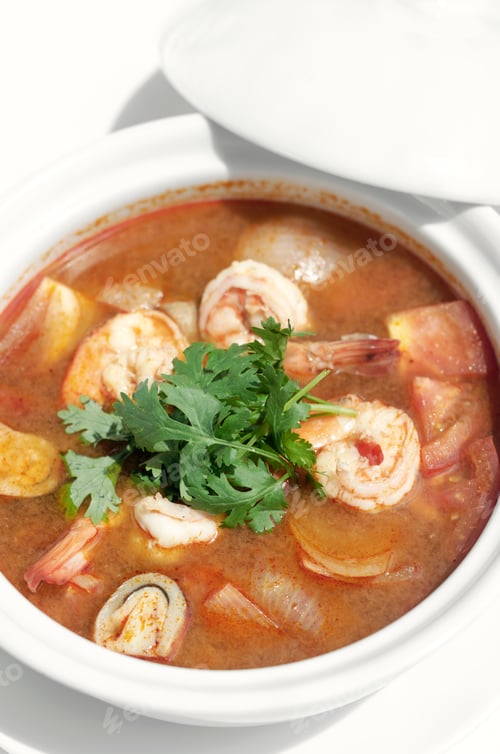 Preview: thai tom yum kung spicy and sour shrimp soup