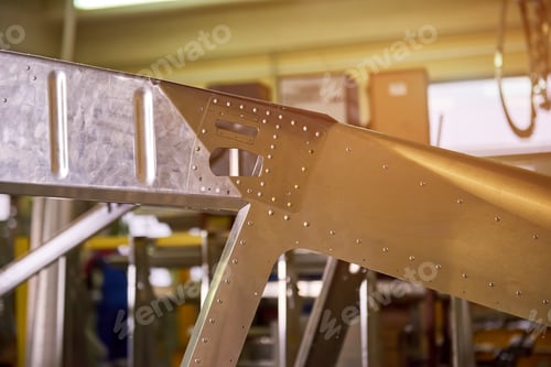 Preview: Steel with rivets.