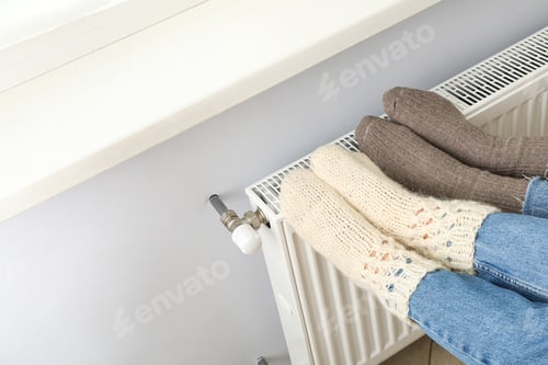Preview: Heating season concept, providing heat in the house