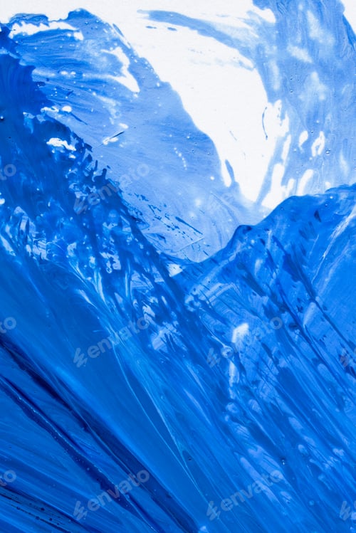 Preview: Abstract flow of liquid paints in mix