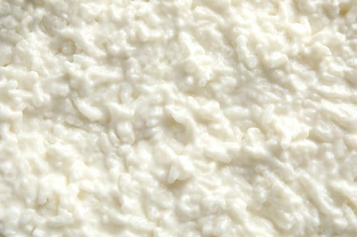 Preview: Delicious creamy rice pudding as background, top view