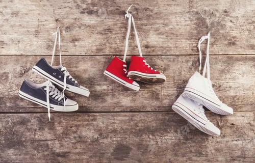 Preview: Sports shoes on the floor