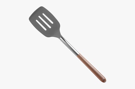 Preview: Slotted Spatula with Rounded Handle