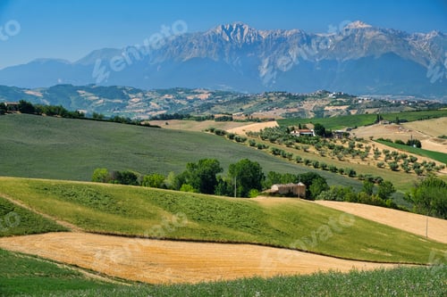 Preview: Landscape near Teramo (Abruzzi) at summer