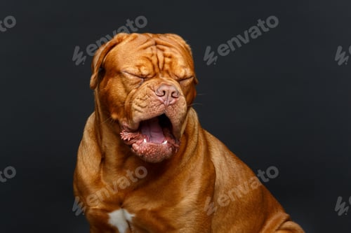 Preview: beautiful bordeaux dogue dog