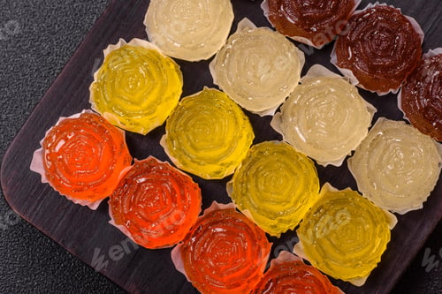 Preview: Jelly candies or homemade marmalade with different flavors