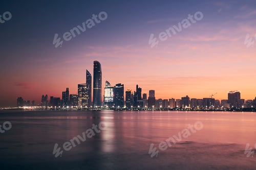 Preview: Cityscape Abu Dhabi at sunrise