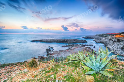 Preview: Spectacular seascape of Isolidda Beach near San Vito cape.