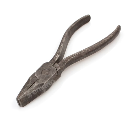Preview: pliers tool on white background