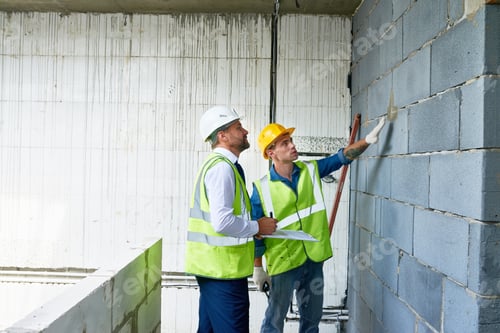 Preview: Mature Businessman on Construction Site