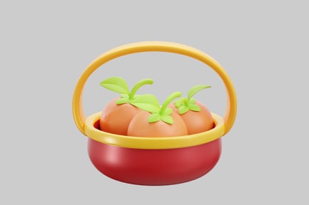 Preview: Chinese tangerine basket