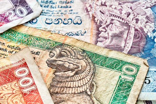 Preview: Close up picture of Sri Lankan rupee