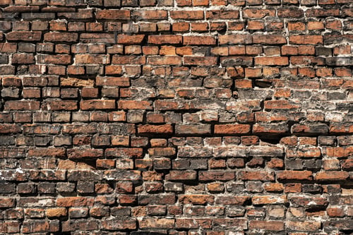 Preview: Texture of orange brick wall as background