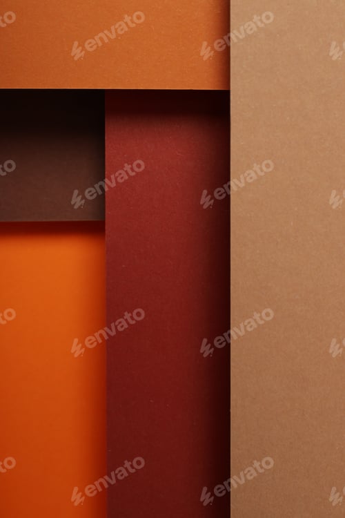 Preview: Mockup, abstraction, colorful colored paper, top view