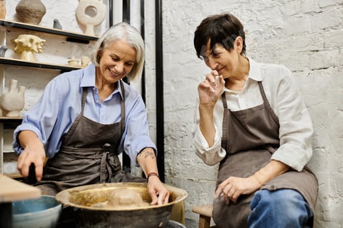 Preview: A Moment of Shared Creativity in the Pottery Studio