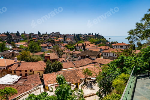 Preview: View of Antalya old city Kaleici quarter. ANTALYA, TURKEY