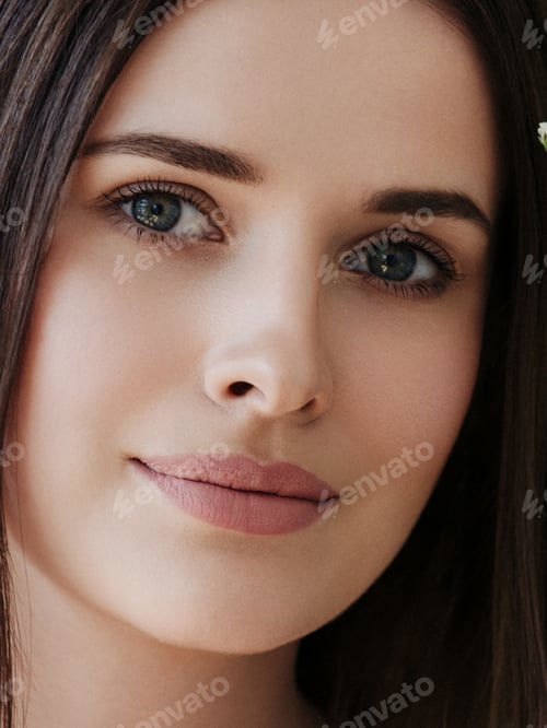 Preview: Woman beautiful old fashion portrait romantic female vintage