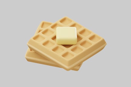 Preview: Waffles with Butter