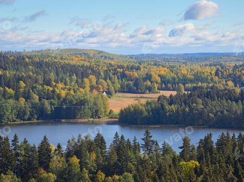 Preview: Panorama from Aulanko lookout tower.