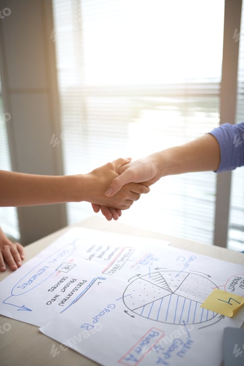 Preview: Greeting business partner