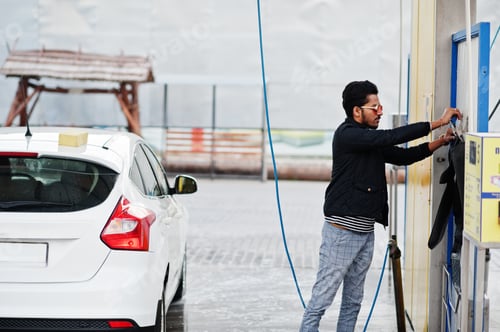 Preview: Asian man and car